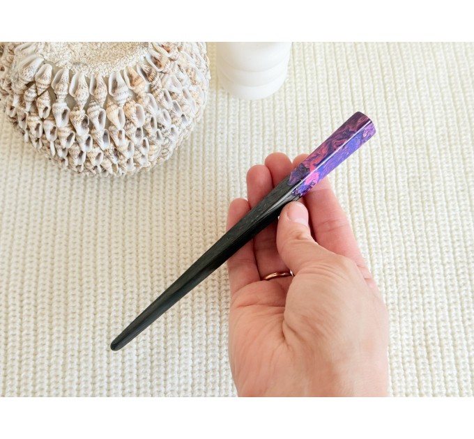 Pink & Purple Hair Stick