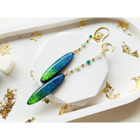 Dangle drop sparkly earrings