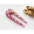 Hair fork with flowers and stones • Hair clip • Hair pin • Hair accessories • Hair jewelry • Resin hair stick • Decorative Hair Comb