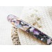 Pink hair stick with mother of pearl