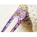 Lilac Color Hair Clip with Mother of Pearl