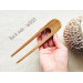 Peach Color Hair Clip with Mother of Pearl