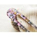 Pink Hair Clip with Mother of Pearl