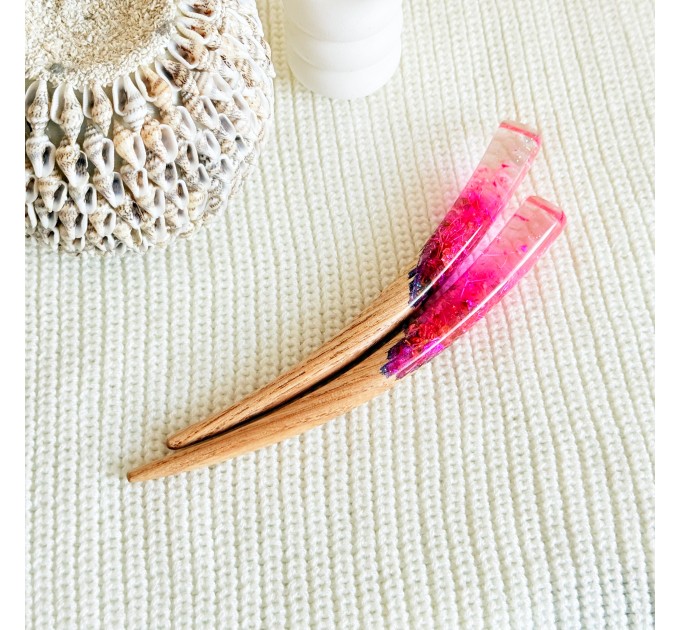 Wooden hair stick