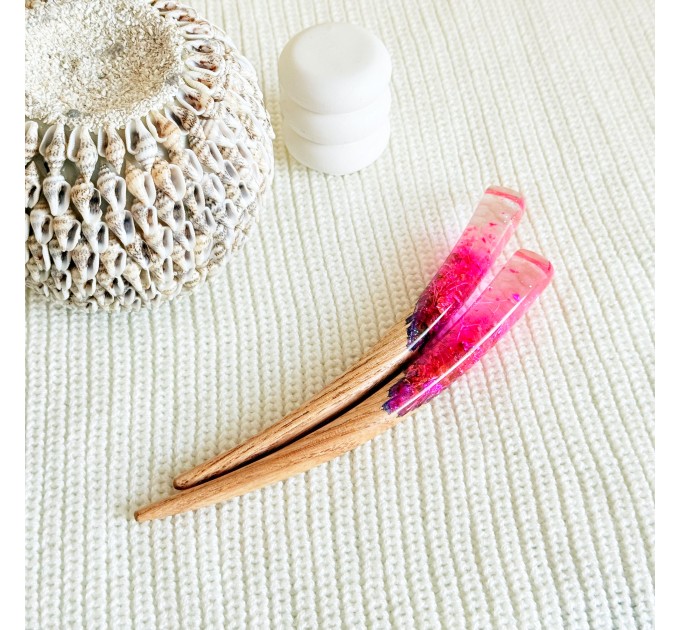 Wooden hair stick