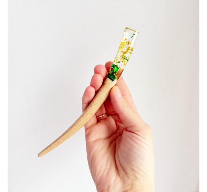 Wooden hair stick 