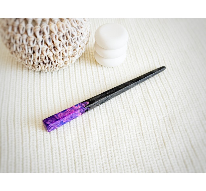 Pink & Purple Hair Stick